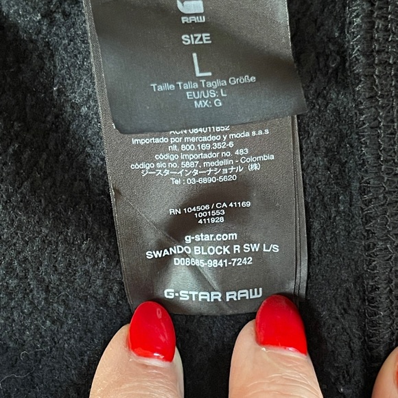 G-Star Black Logo Sweatshirt - Picture 4 of 5